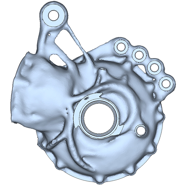 Rear view of grey vehicle taillights on with fog in background