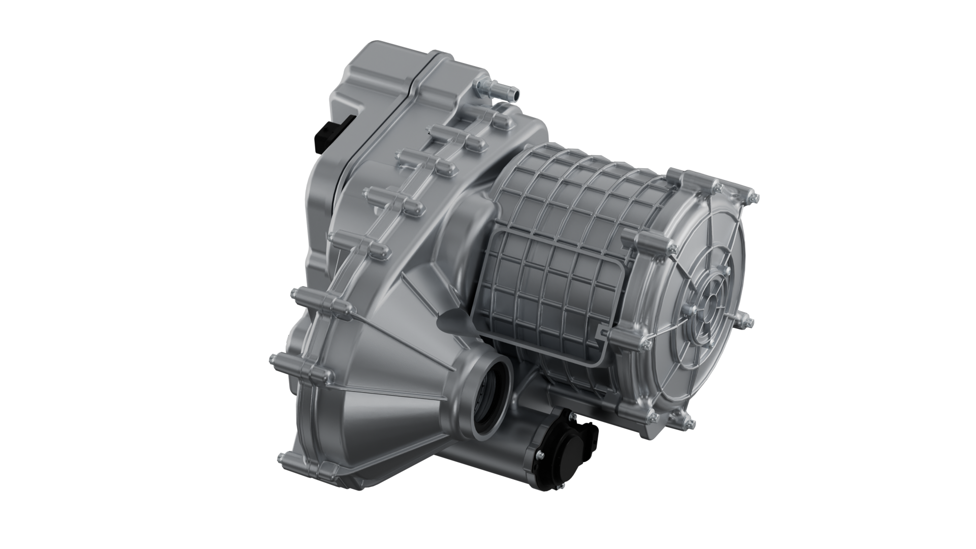 Electric drive unit for high-performance vehicle applications